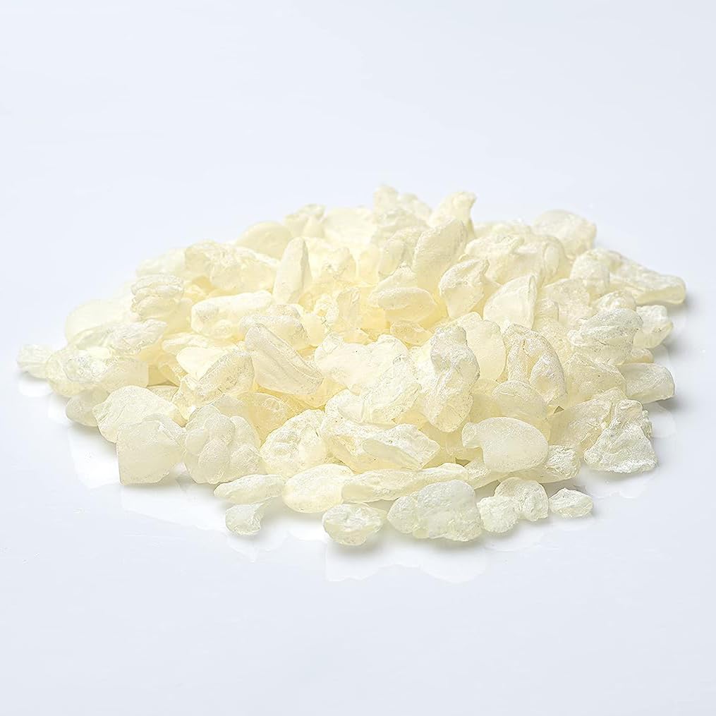 Natural resin texture suitable for cooking and confections.