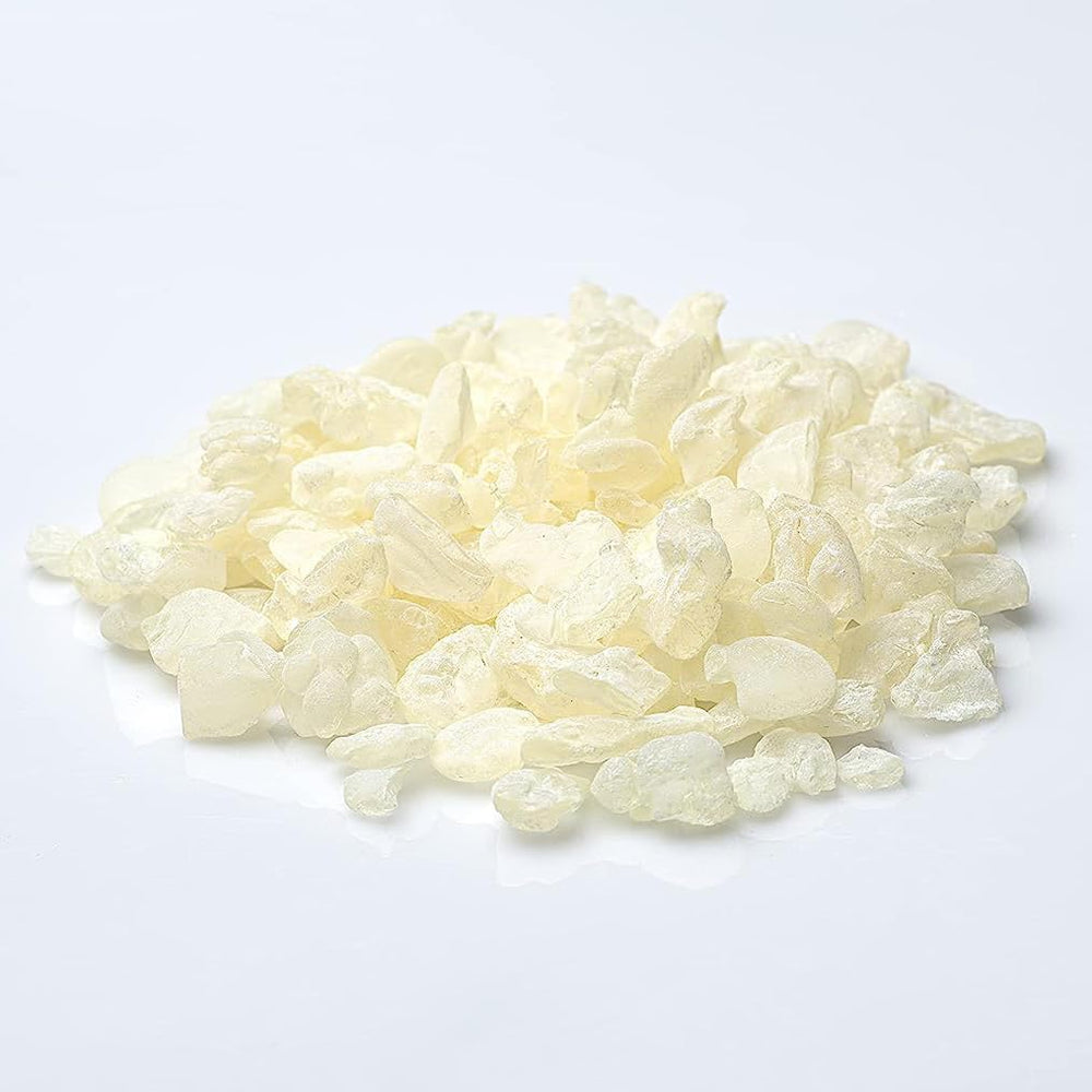 Natural resin texture suitable for cooking and confections.