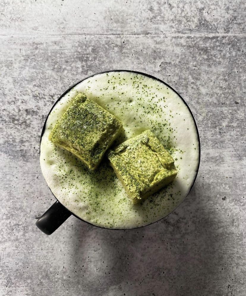 Ceremonial-grade Matcha Kari powder with a smooth, refined taste.