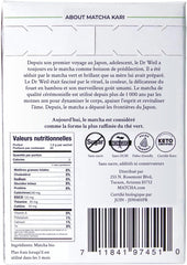 Matcha Kari organic certification badge visible on the box