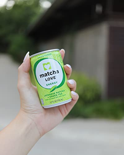 Matcha LOVE pours into glass for a quick refreshment.