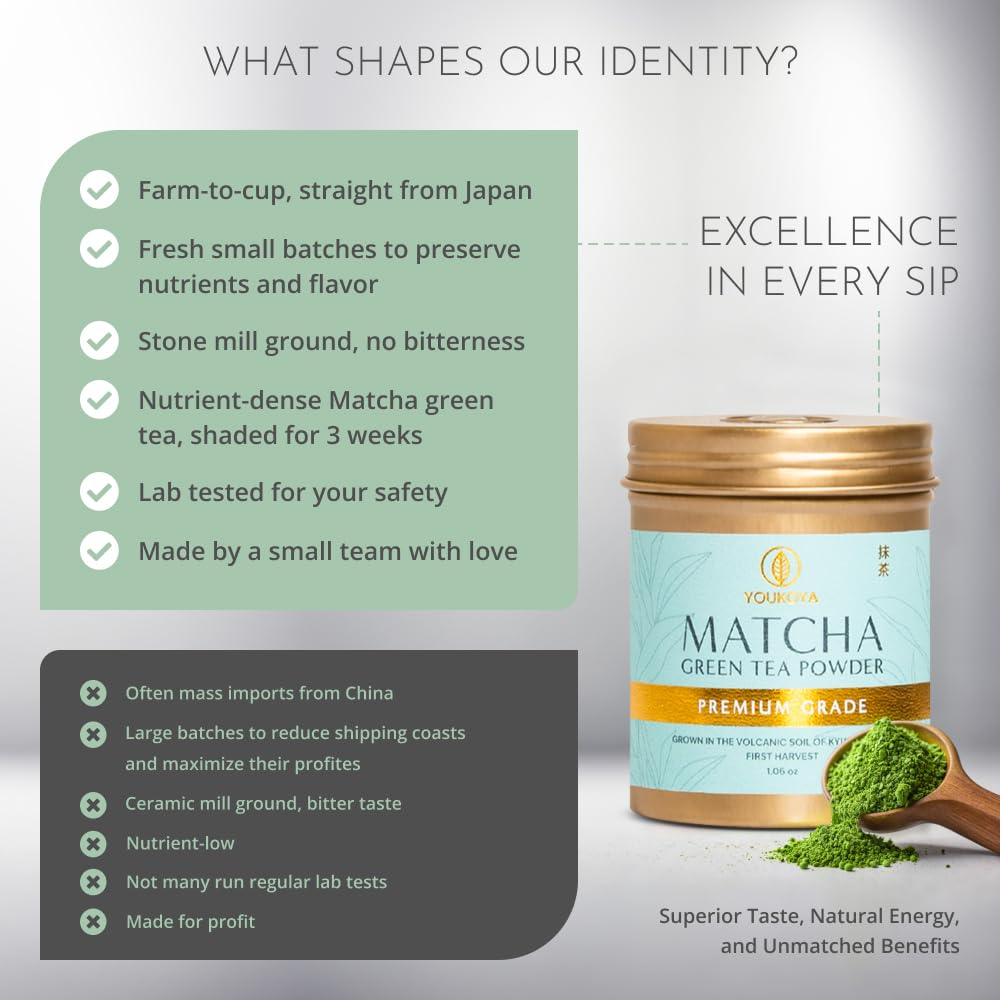 Matcha Moments freshness locked by double seal in tin.