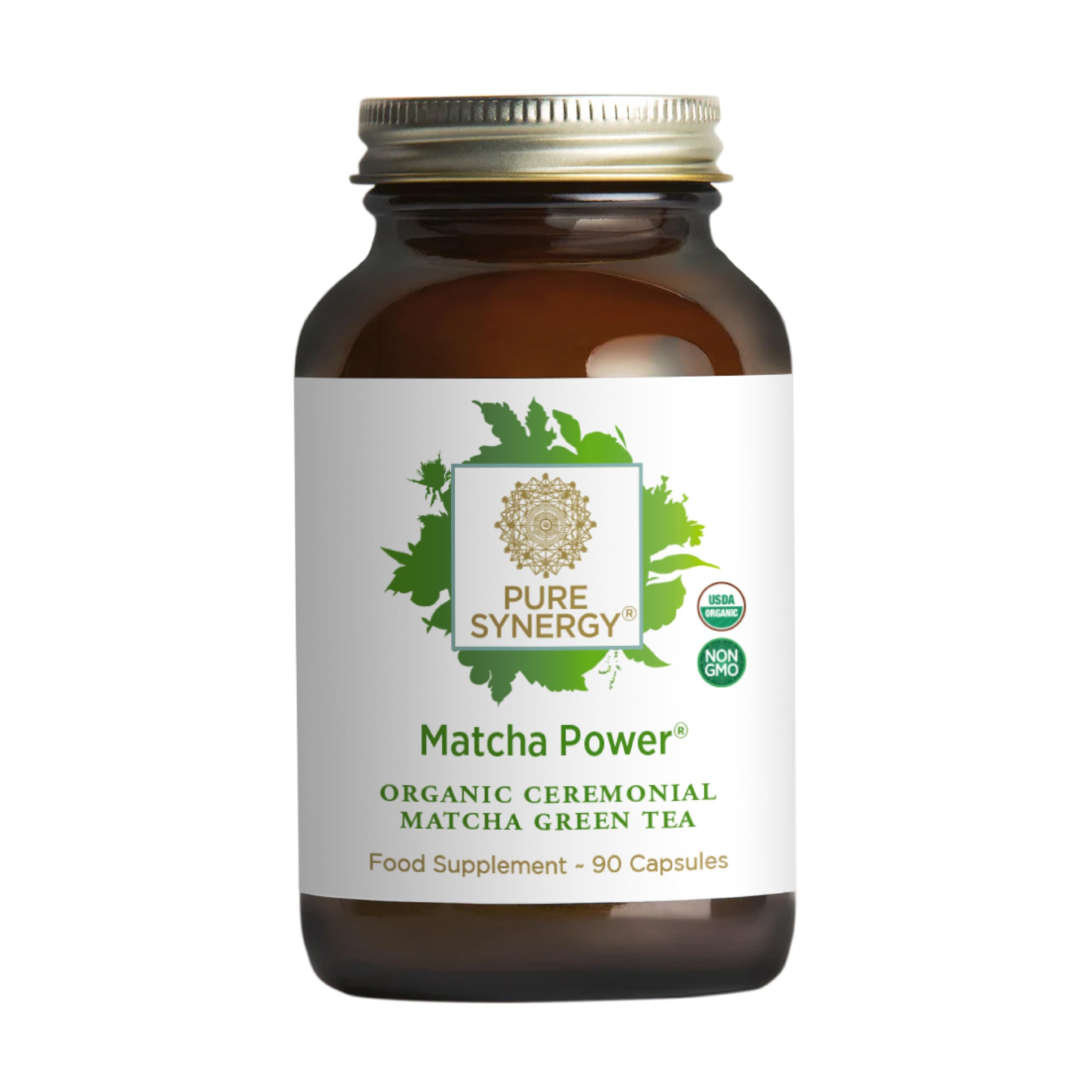 Matcha Power serving spoon with capsules, on-the-go antioxidant support.