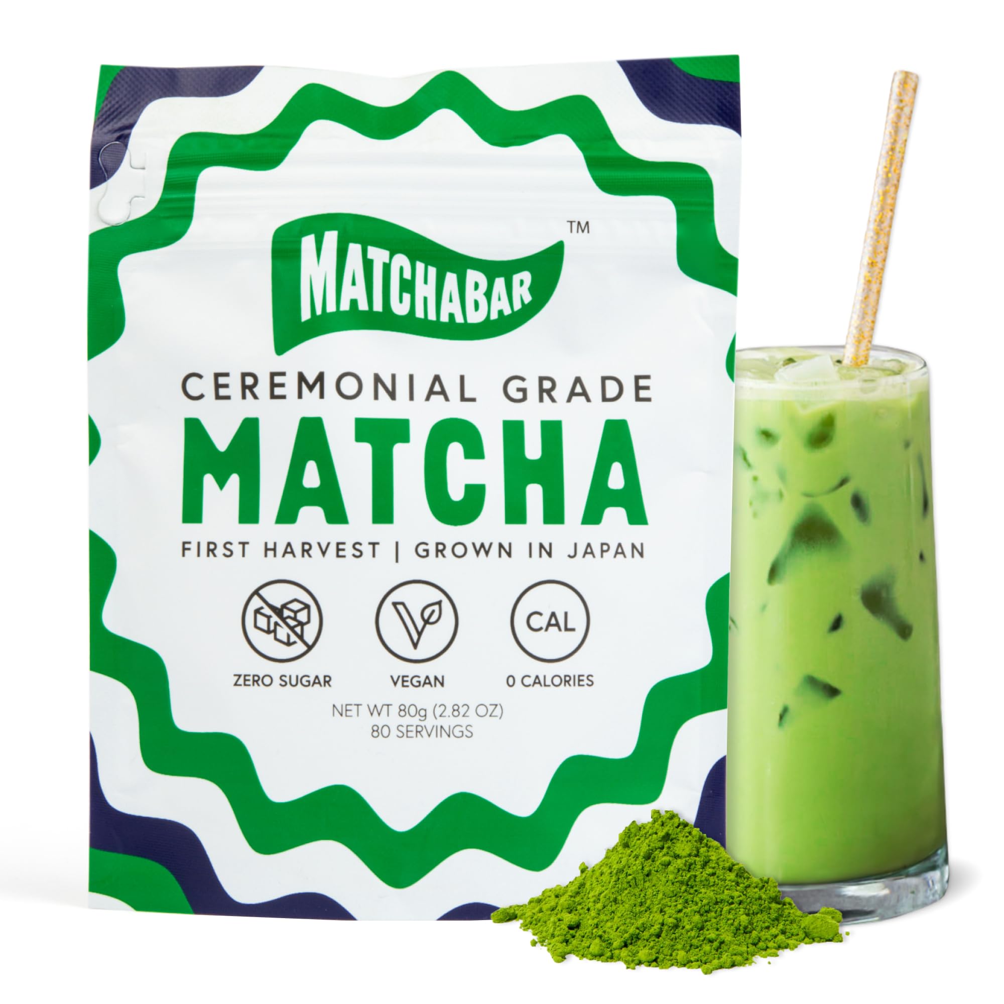 MATCHABAR ceremonial-grade matcha powder for traditional whisking and smooth energy