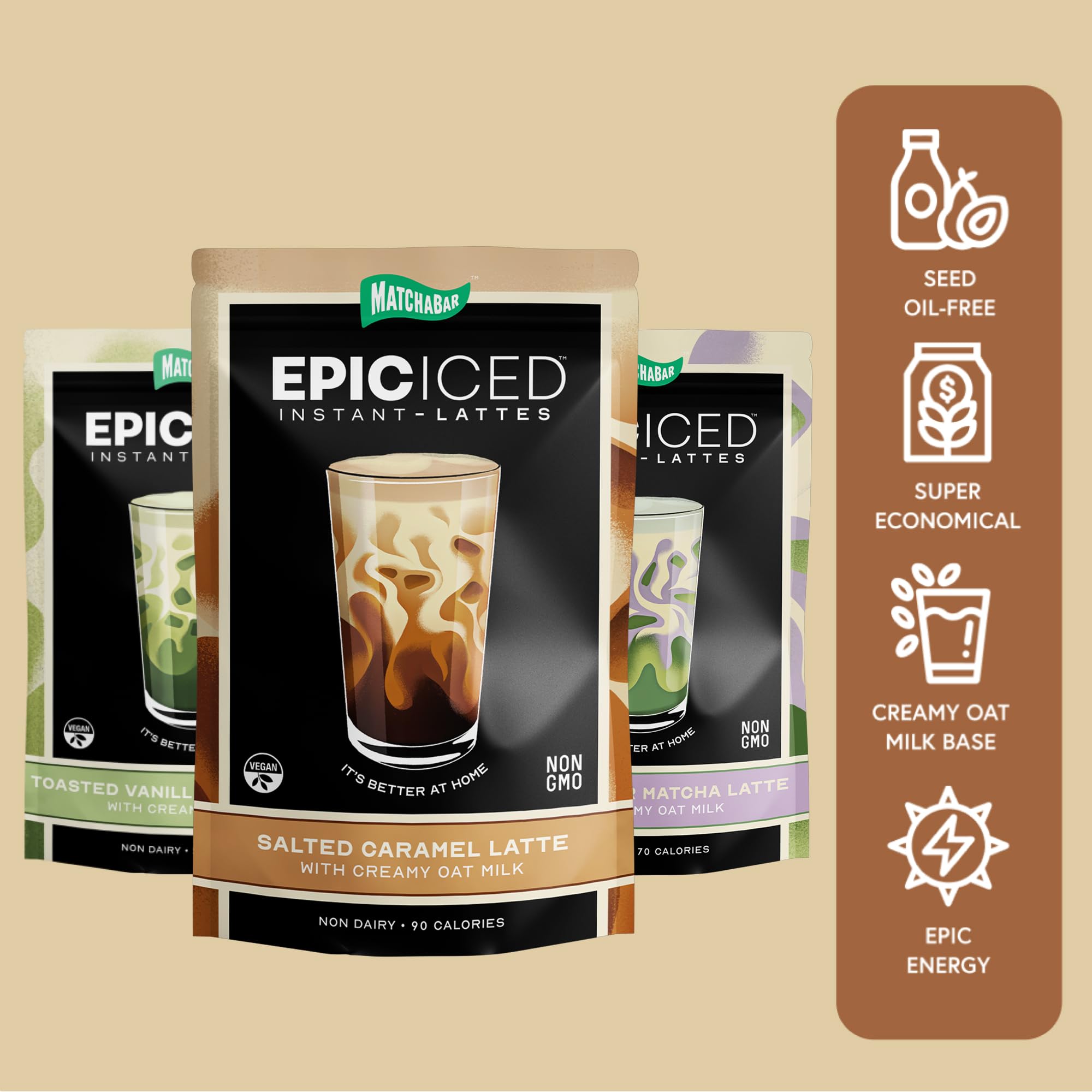 MATCHABAR Epic travel pouch ready for on-the-go latte moments