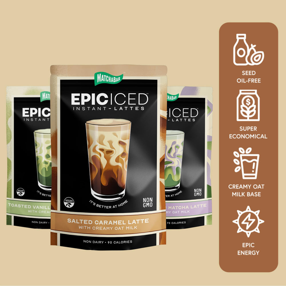 MATCHABAR Epic travel pouch ready for on-the-go latte moments