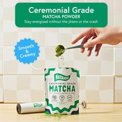 MATCHABAR first-harvest young leaves deliver bright flavor and high nutrition