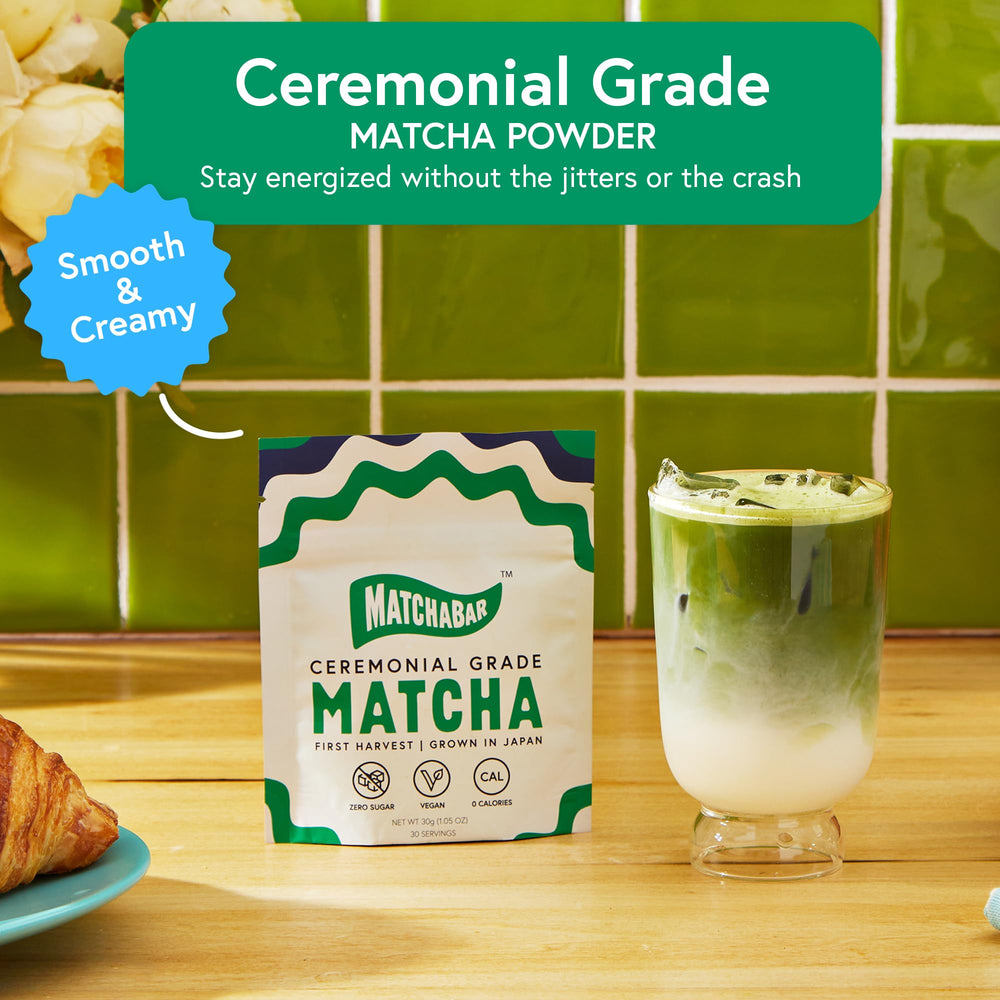 Tea master-certified ceremonial grade label for genuine Japanese matcha.