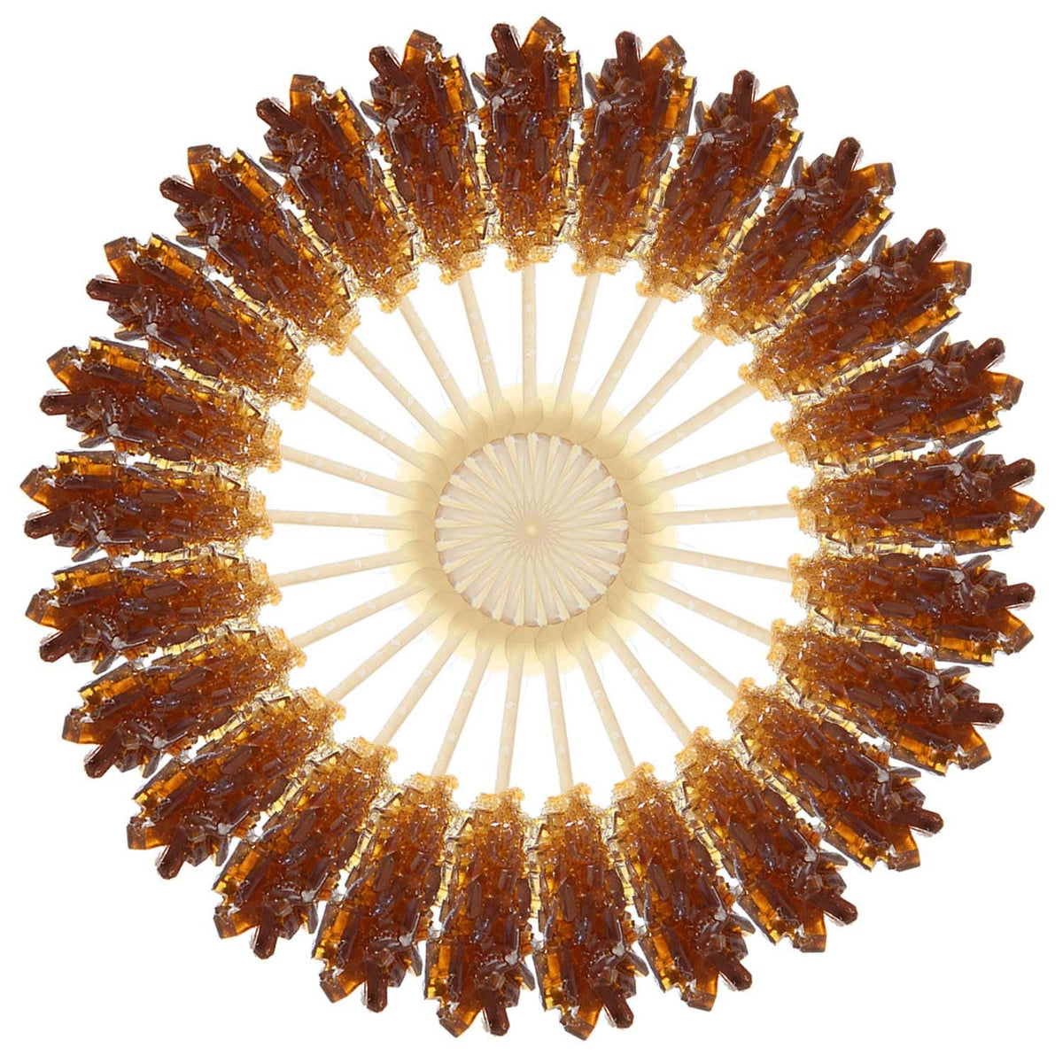 Matchaccino brown sugar sticks crystal close-up for refined sweetness.