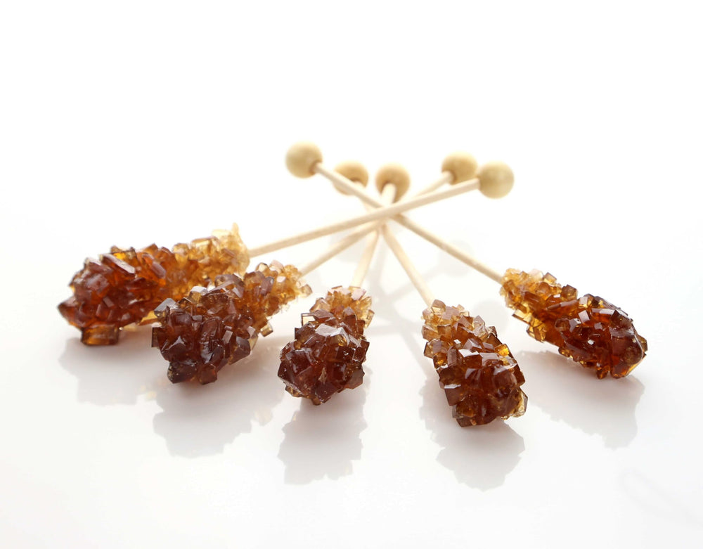 Matchaccino brown sugar sticks in latte showing controlled sweetness.