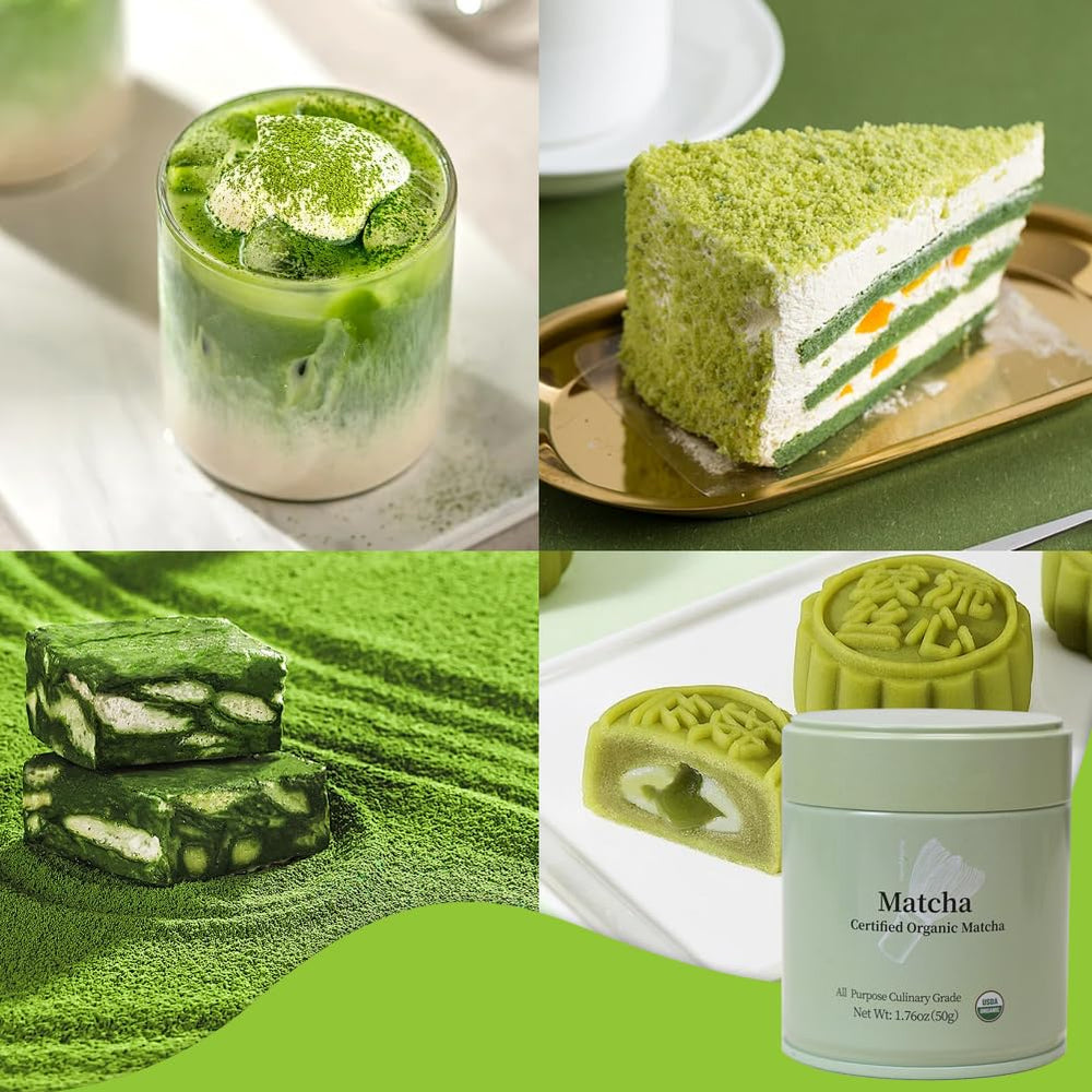 MatchAdmire organic vegan matcha powder packaging signaling gluten-free quality