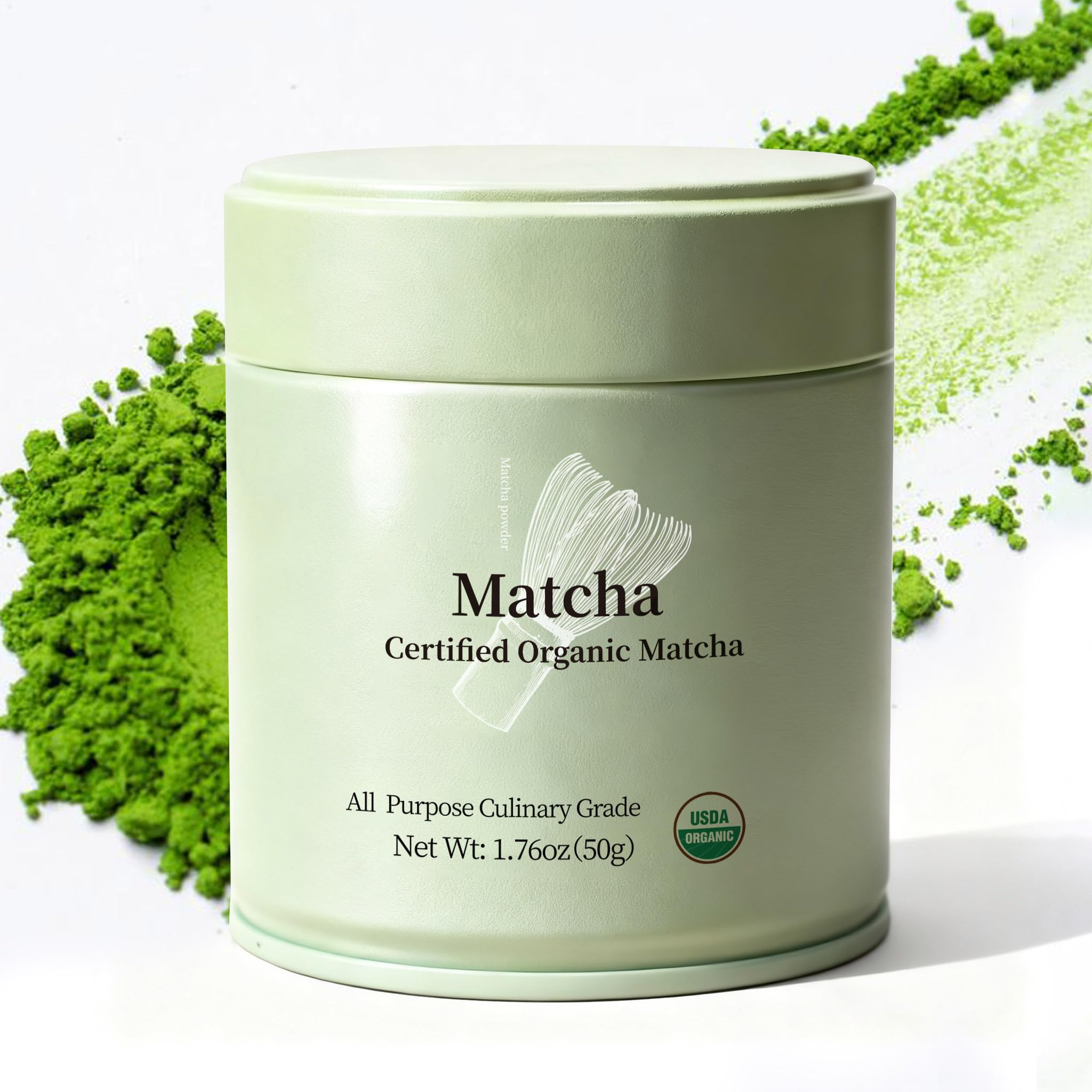 MatchAdmire premium first harvest matcha can for fresh beverages