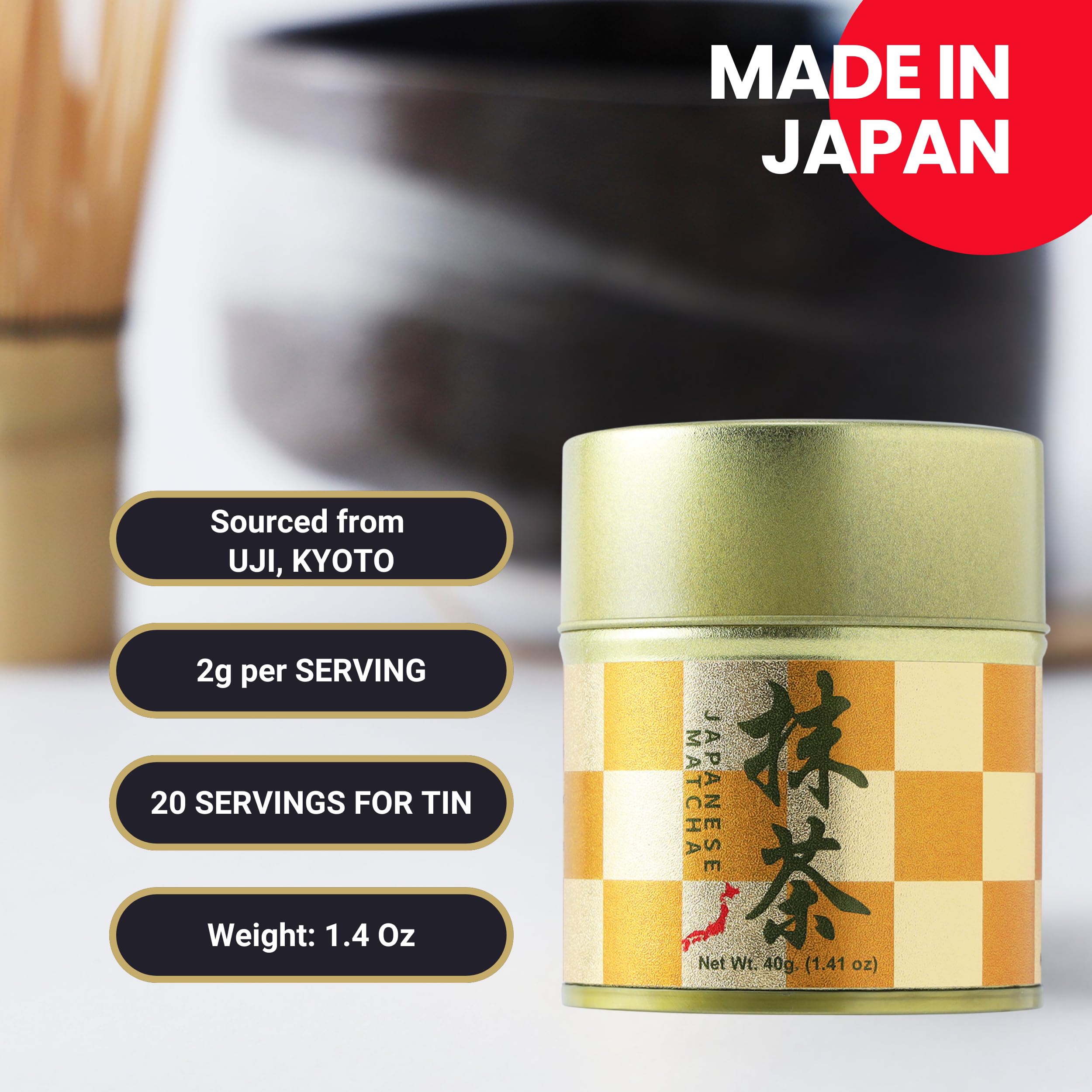 Matcharl ceremonial-grade matcha powder in a jar highlighting premium Japanese quality