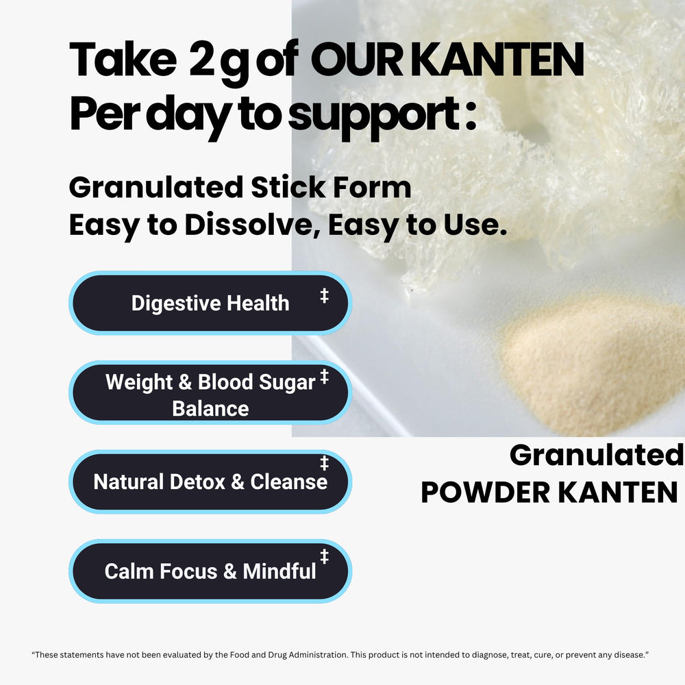Matcharl KANTEN dessert set enabling silky puddings and jellies