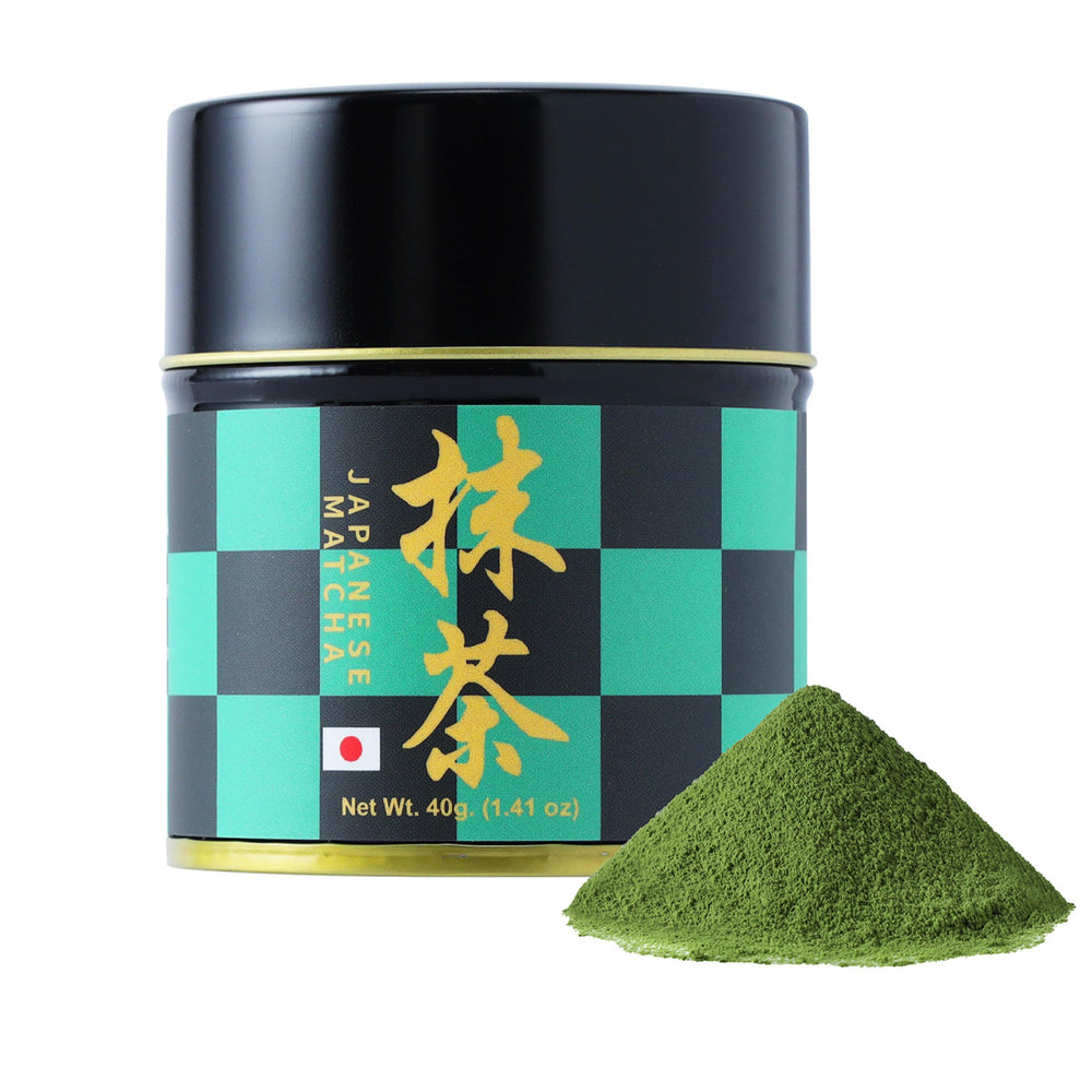 Matcharl ceremonial-grade tin packaging preserves freshness and aroma for authentic preparation.