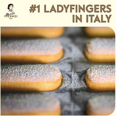 Matilde Vicenzi Vicenzovo Ladyfingers stacked with airy crumb, great as tiramisu base.