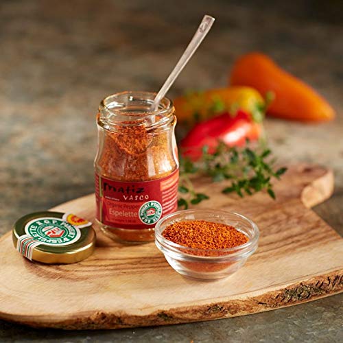 Matiz Espelette air-dried peppers showcase traditional Basque drying methods.