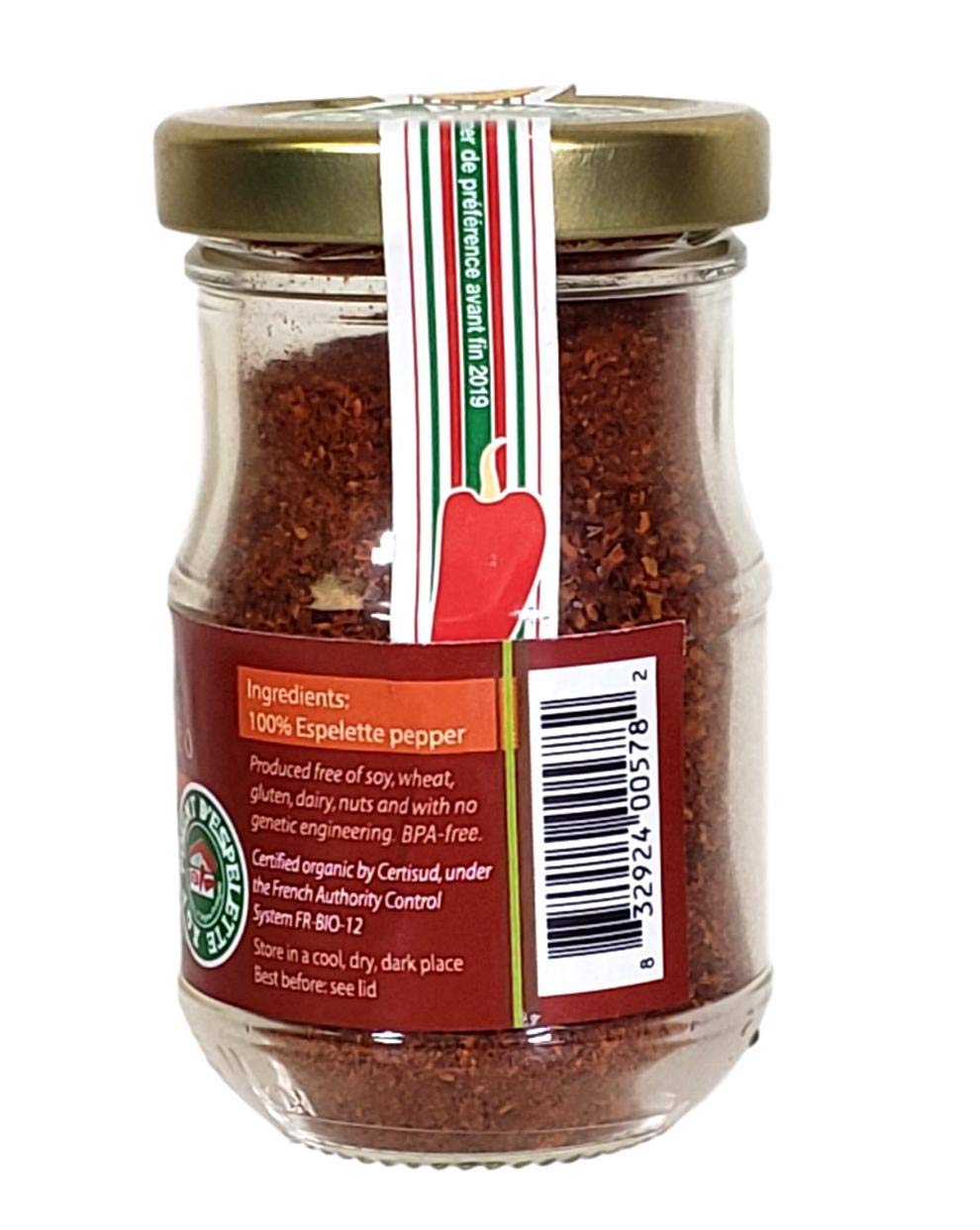 Matiz Espelette pepper sprinkle over eggs for mild warmth.