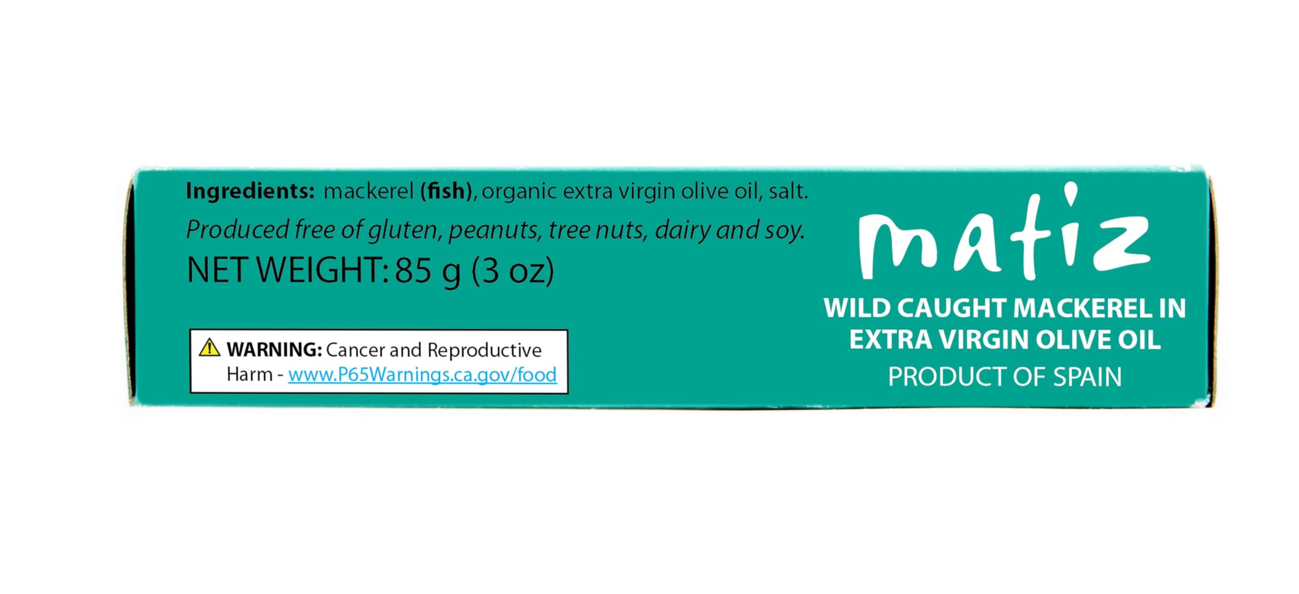 Matiz 12-pack display, convenient pantry staple of wild-caught fish.