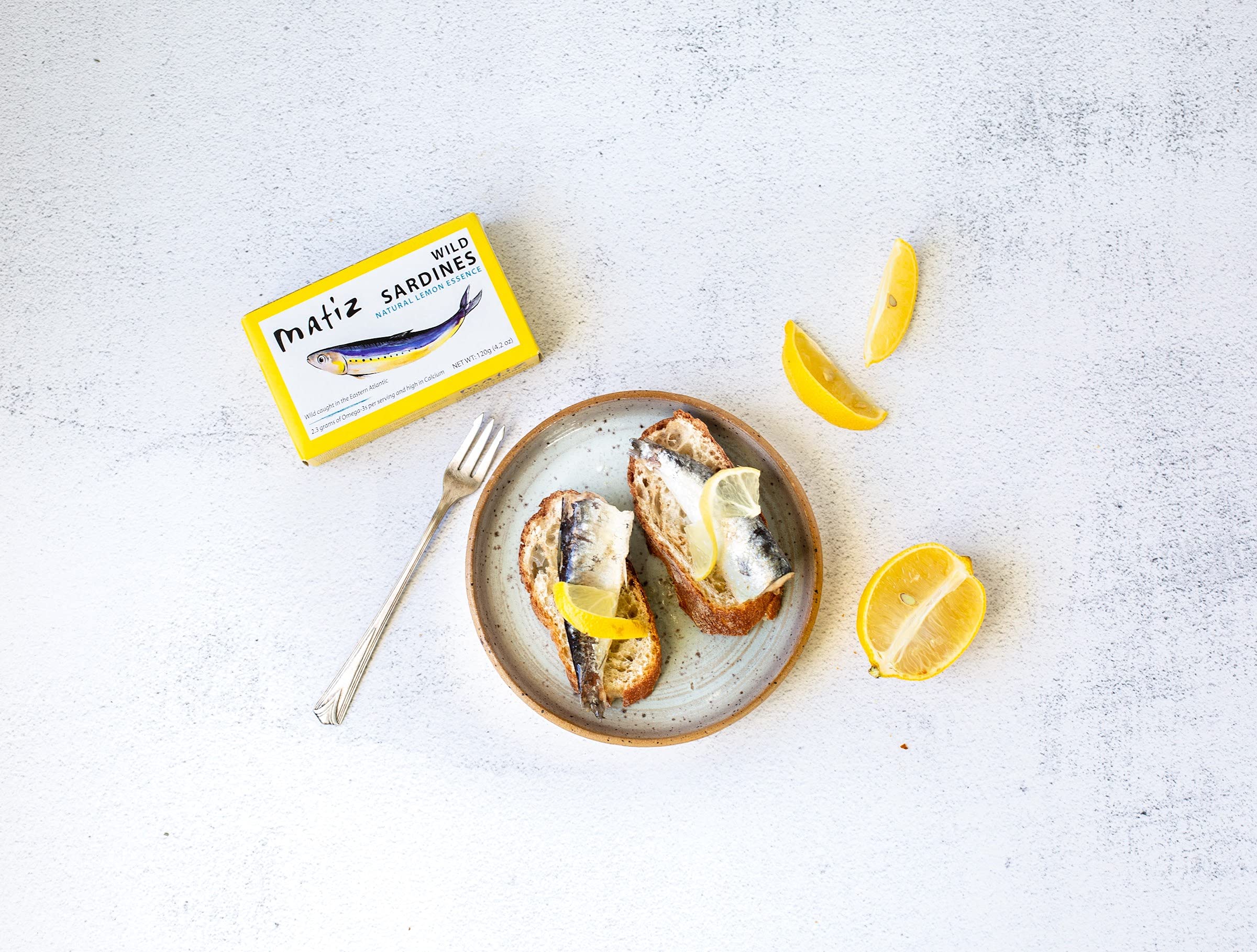 Matiz sardines gluten-free and GMO-free for clean ingredient fans.