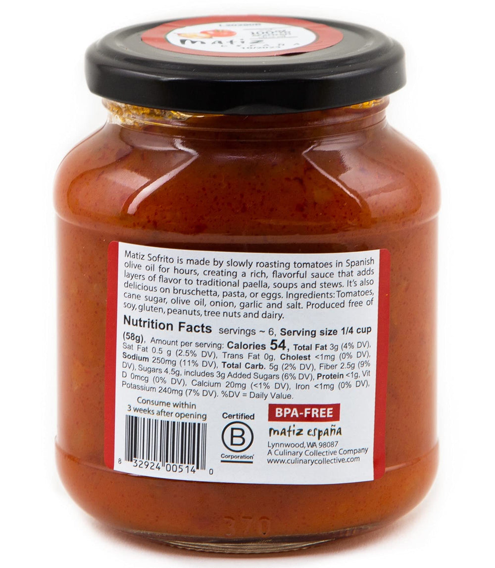 Matiz Sofrito artisan handmade process shot, crafted with time for depth.