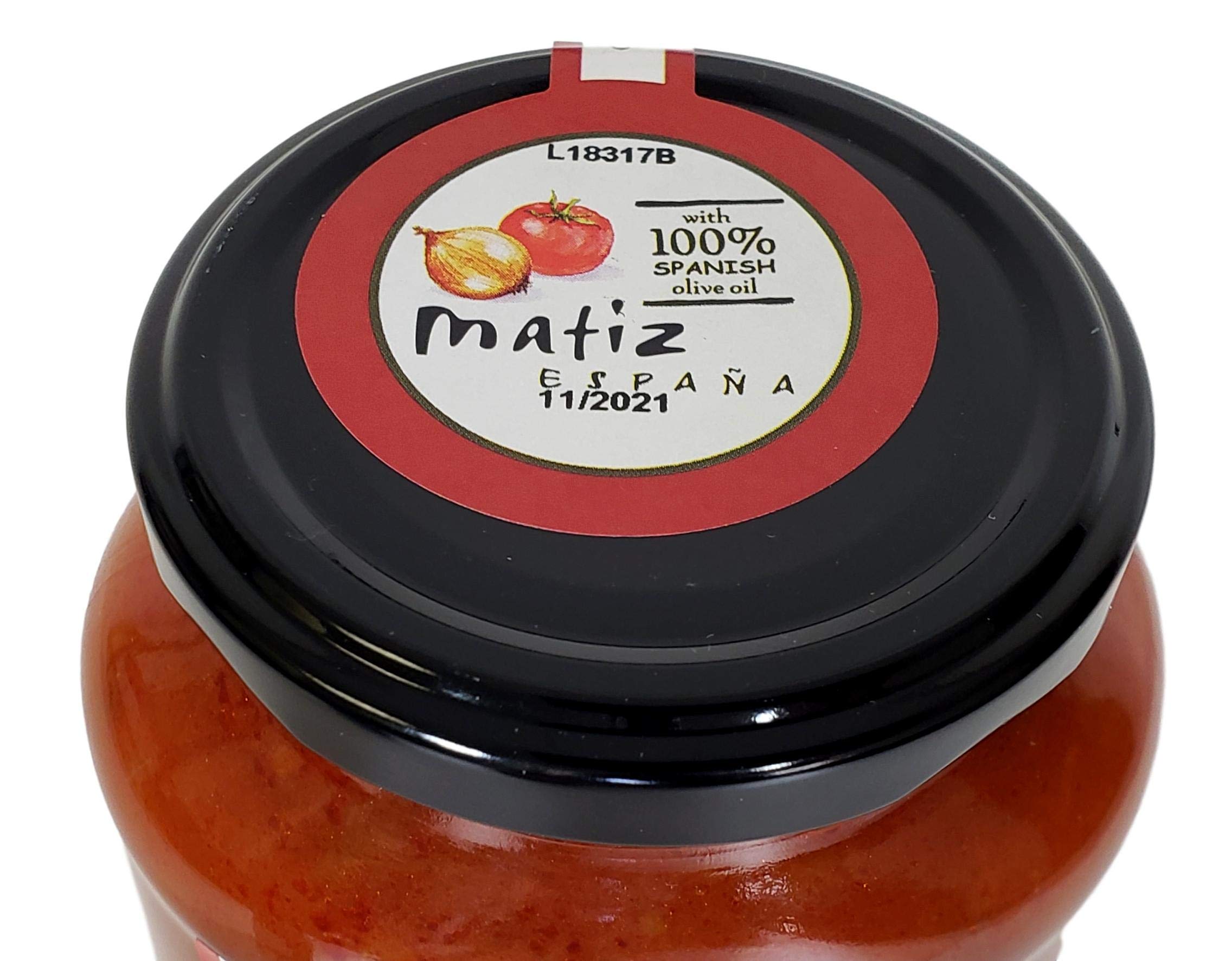 Matiz Sofrito cioppino base, great for seafood soups and stews.
