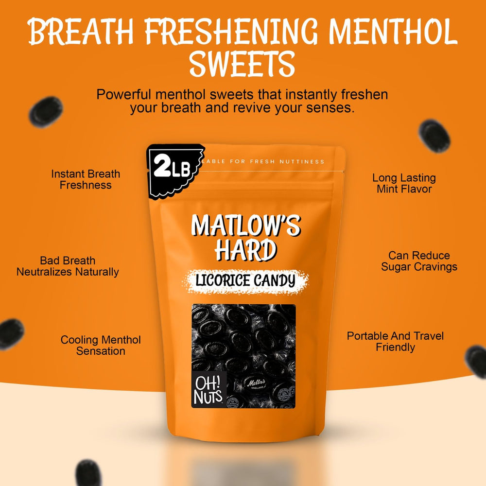 Miubaao Matlow's licorice hard candy kosher-certified - reliable for kosher snacking