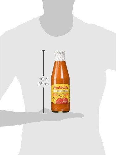 Matouk's Hot Pepper Sauce splash on dish demonstrates quick heat boost