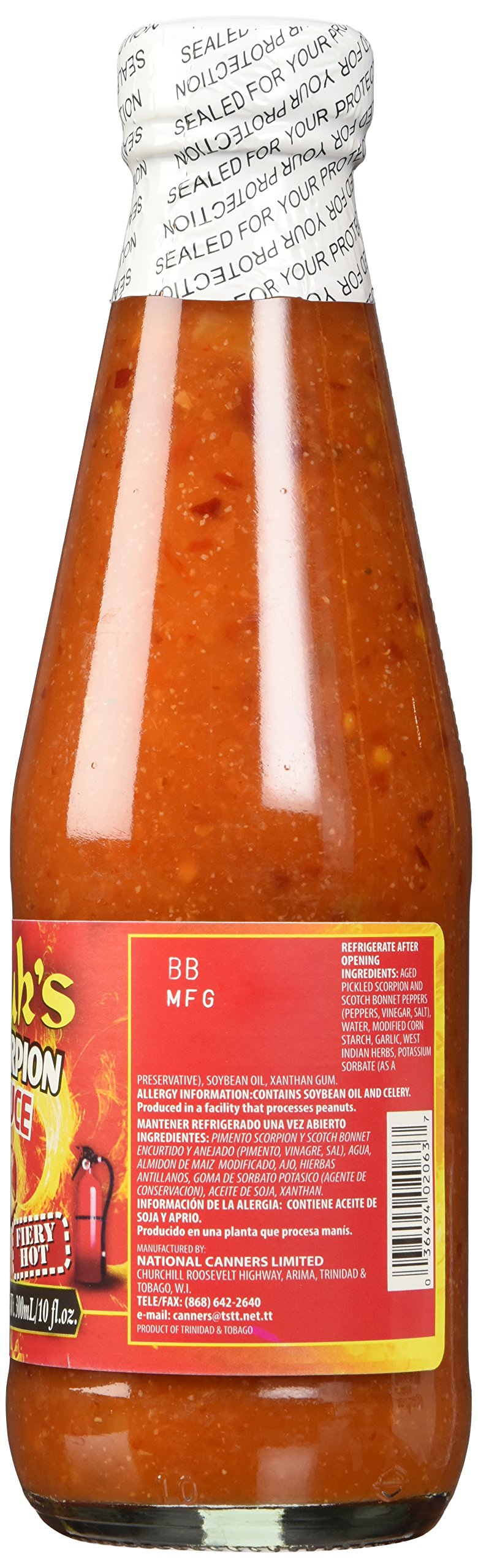 Eggs topped with Matouk's Scorpion heat.
