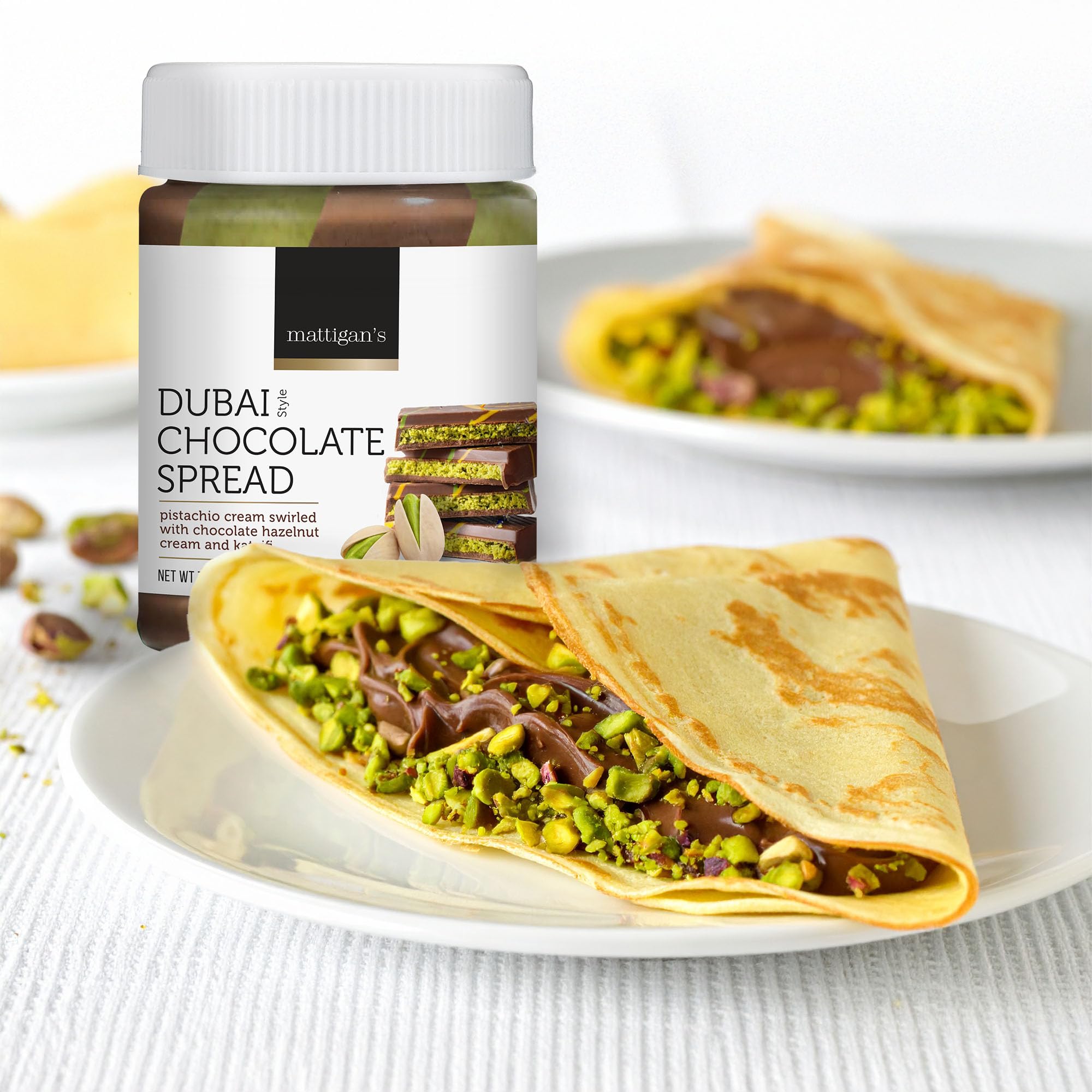 Mattigan's chocolate-pistachio-hazelnut-layers deliver multi-dimensional flavor across desserts