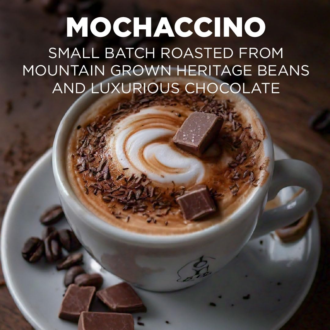 Maud's 100 percent Arabica beans for a smooth, flavorful espresso.