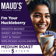 Aromas of Maud's Huckleberry bloom in your cup for an inviting start to the day.