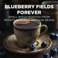 Maud's blueberry aroma close-up highlighting inviting fragrance for a morning ritual.