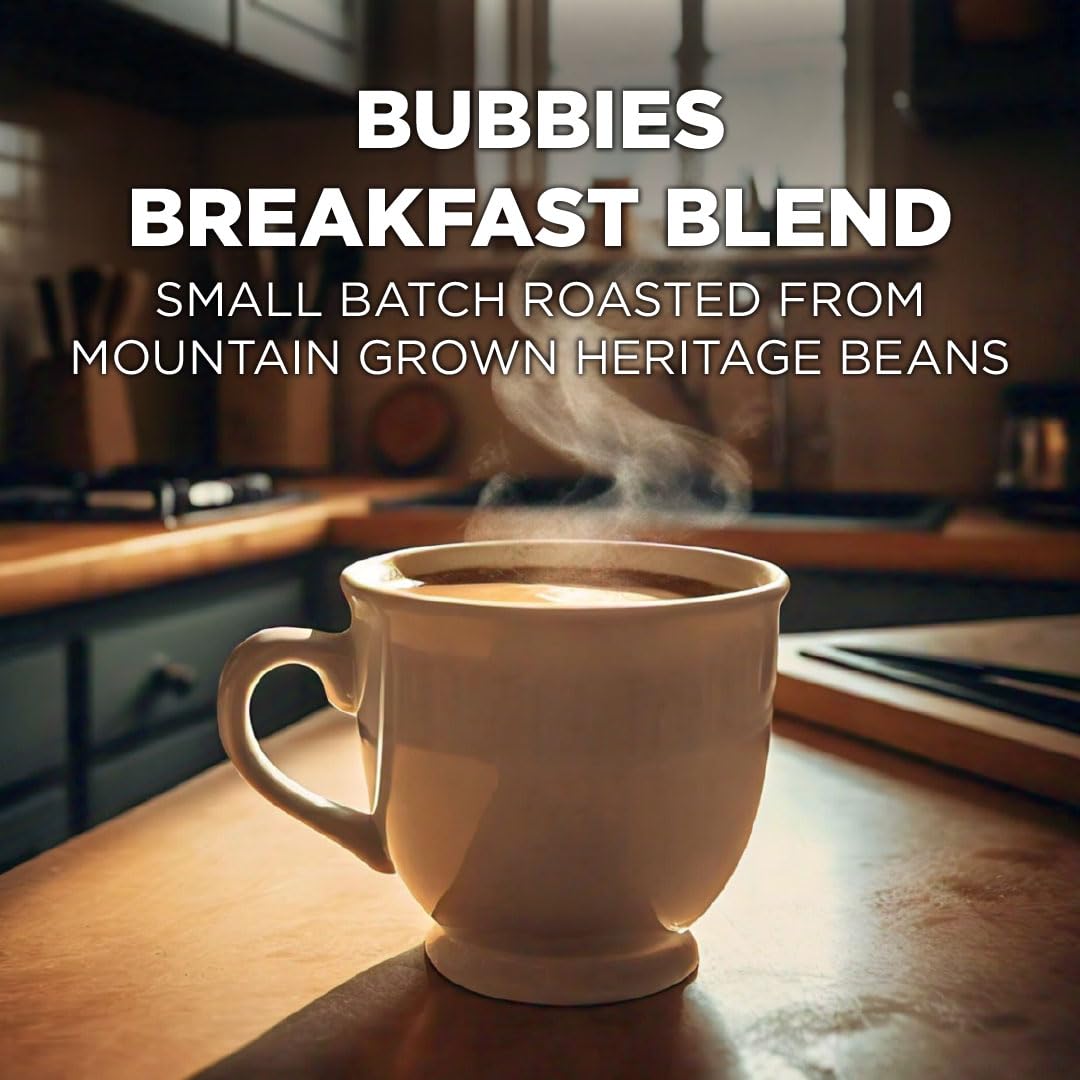 Maud's Breakfast Blend pods in packaging illustrating value and convenience