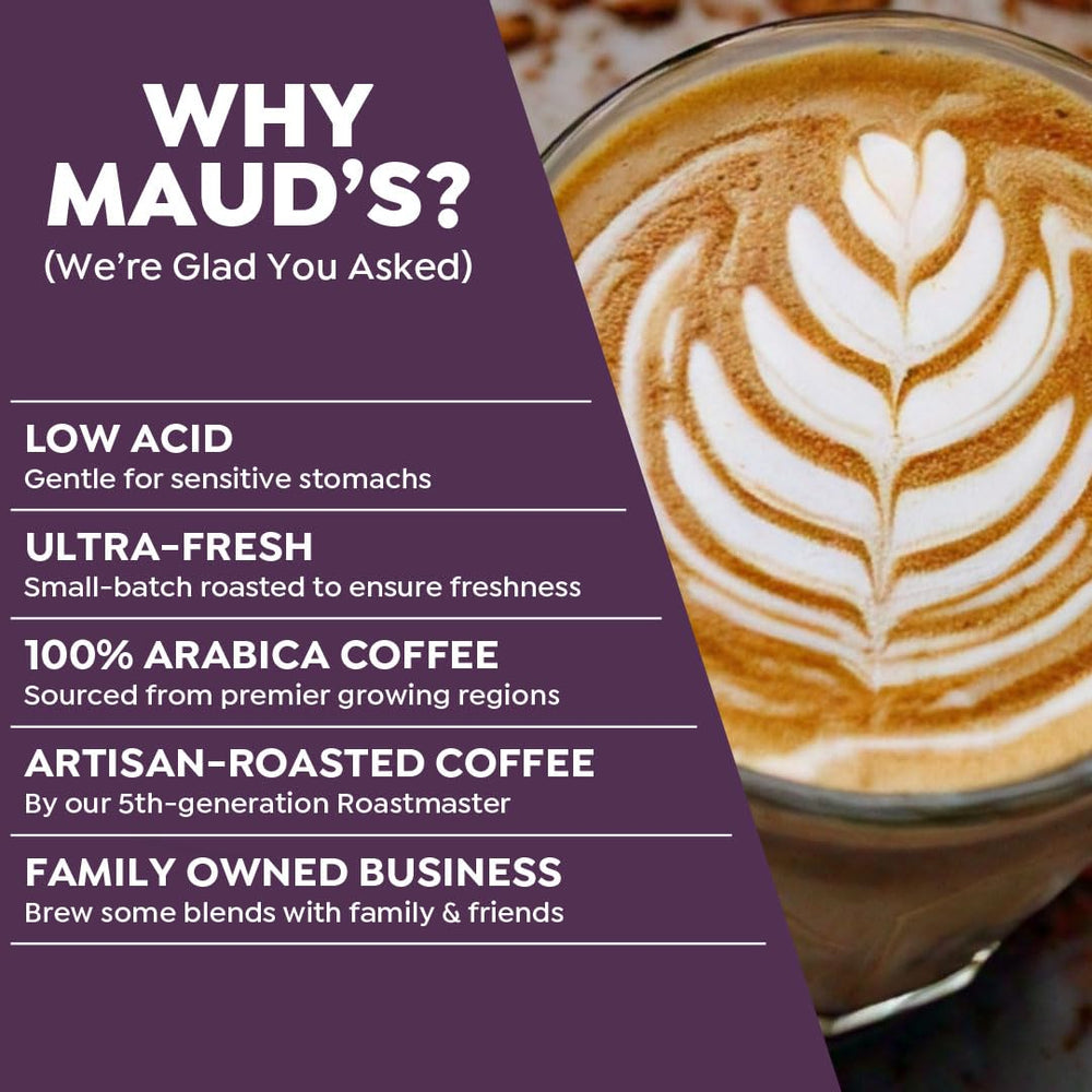 Maud's Cappuccino Delights dark chocoholic pod delivers intense chocolate with creamy finish