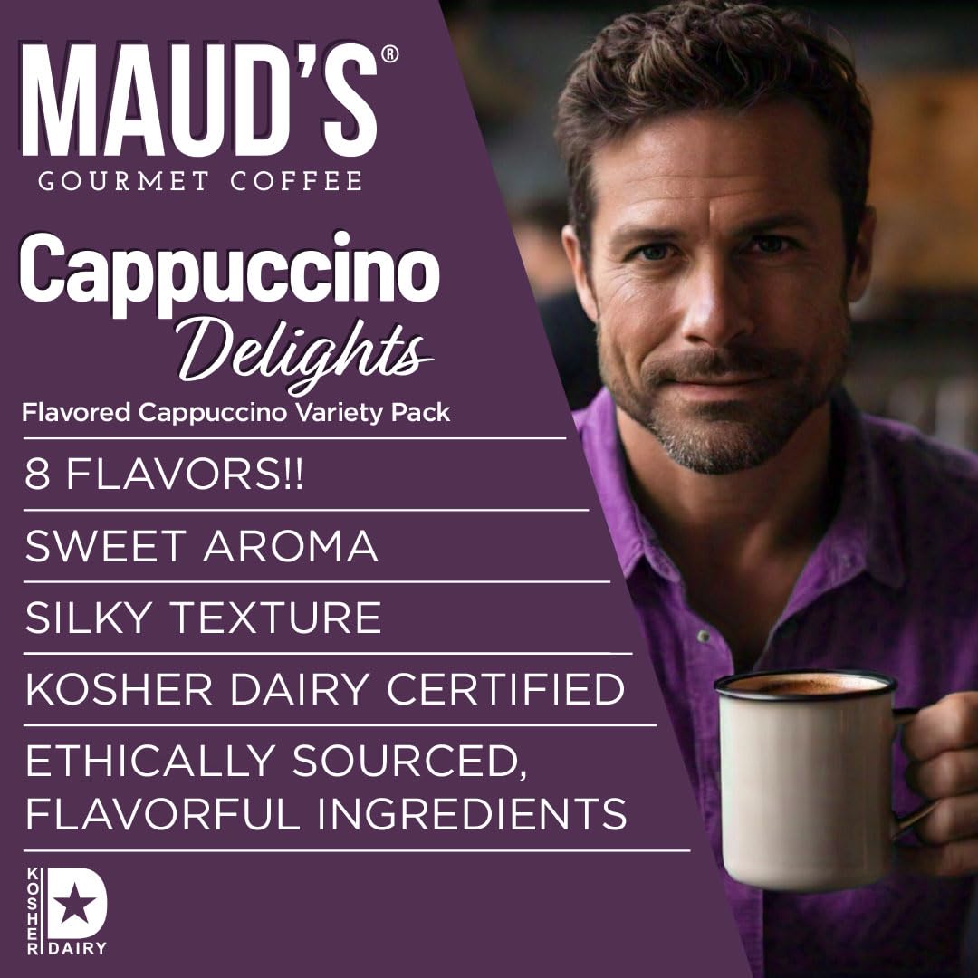 Maud's Cappuccino Delights mochaccino pod balances chocolate notes with smooth espresso