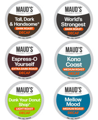 Maud's Decaf Tall pod for a smooth evening brew with rich aroma