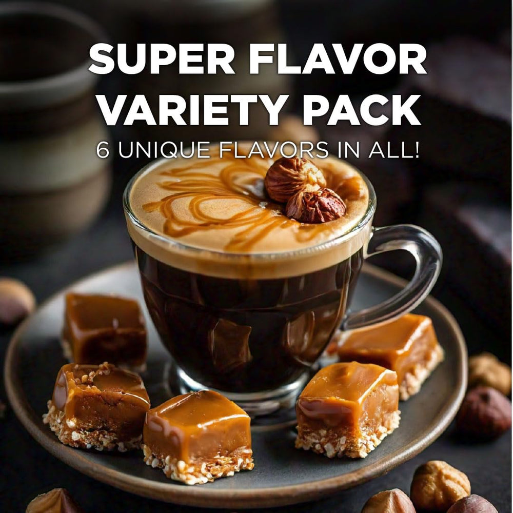 Maud's Dreamy Creamy Salted Caramel pods delivering balanced sweetness and aroma.
