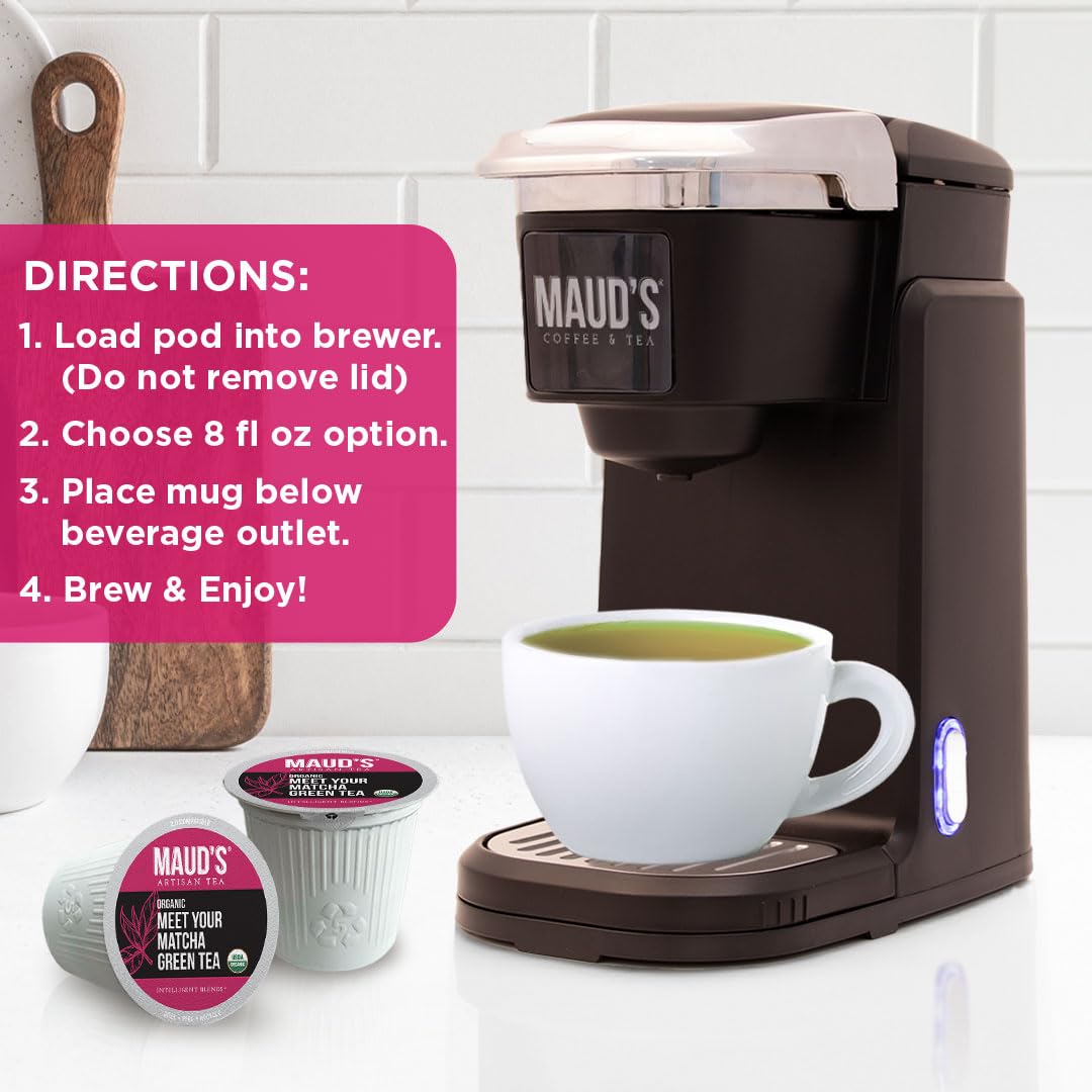 Family-owned Maud's brand in a cozy kitchen scene.