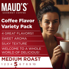 Maud's Vanilla instant coffee – creamy notes for effortless cups.