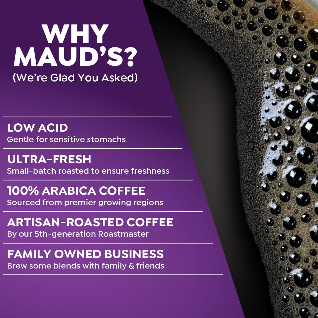 Maud's Half Caff cinnamon roll pod arrangement, perfect for a warm morning ritual.