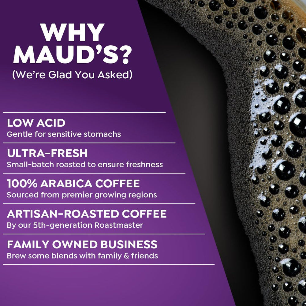 Maud's Half Caff cinnamon roll pod arrangement, perfect for a warm morning ritual.