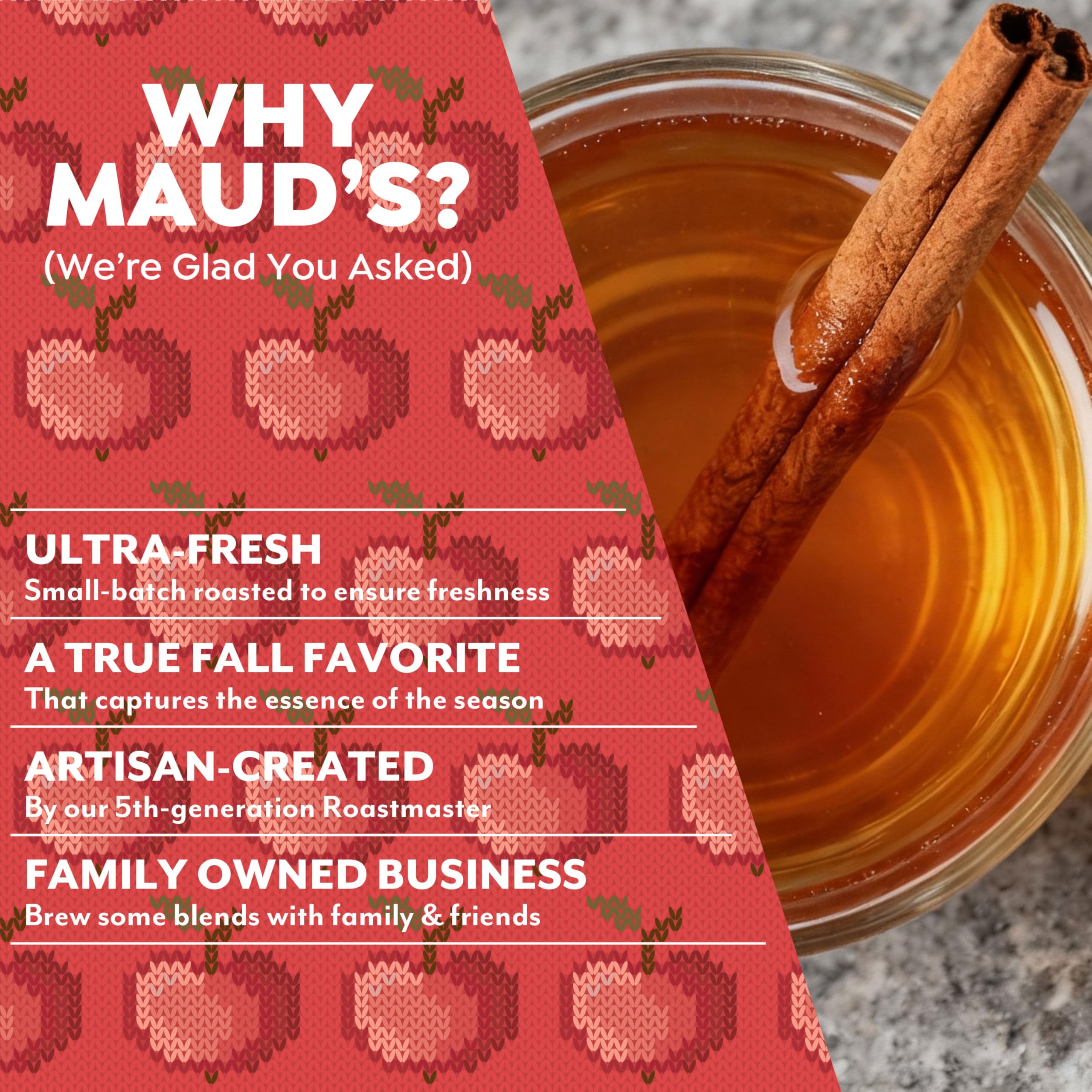 Brewed with Keurig-compatible pods for quick, comforting hot cider.
