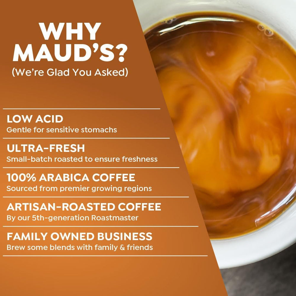 Maud's Keurig-compatible coffee pod for quick, mess-free mornings