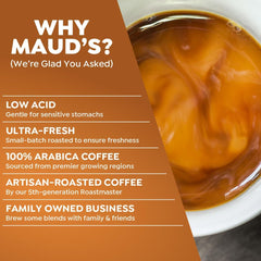 Maud's Keurig-compatible coffee pod for quick, mess-free mornings