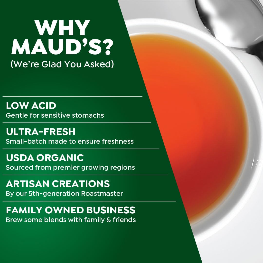 Maud's Keurig-compatible tea pods enable quick, easy brewing