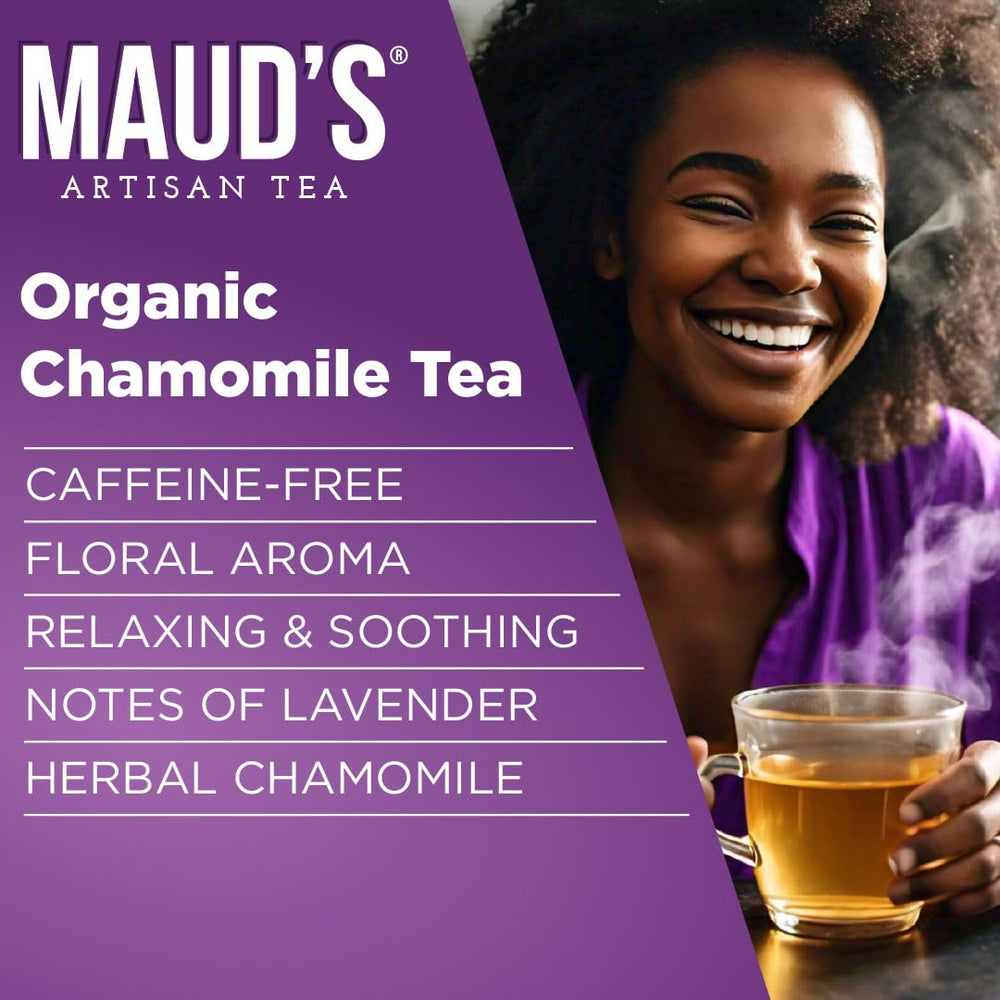 Maud's Keurig-compatible tea pods arranged for quick, mess-free brewing.