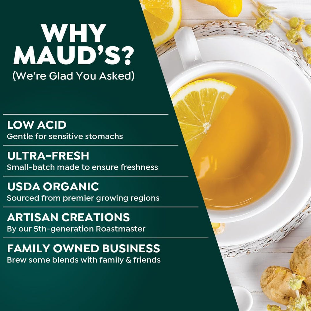 Maud's Keurig-compatible pods provide effortless single-serve convenience.