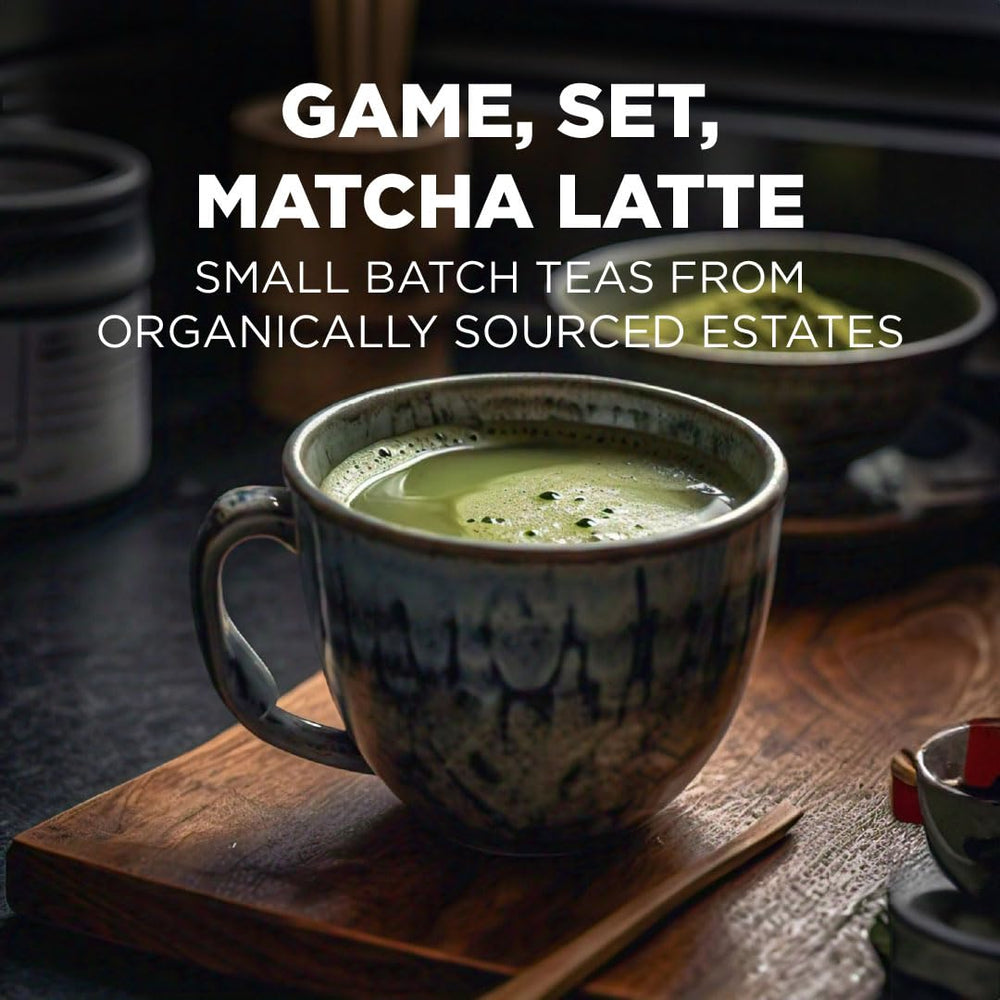 Maud's Matcha Latte Pod dispensing into mug demonstrates effortless convenience.