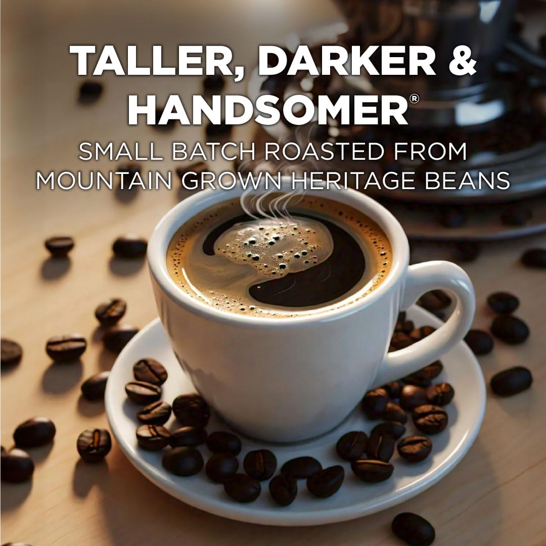 Maud's organic Arabica pods packaging emphasizes sustainability and premium flavor.